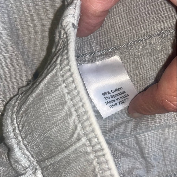 Sonoma High Rise Cargo Ankle Crop Jogger Pants 10 - Picture 9 of 9